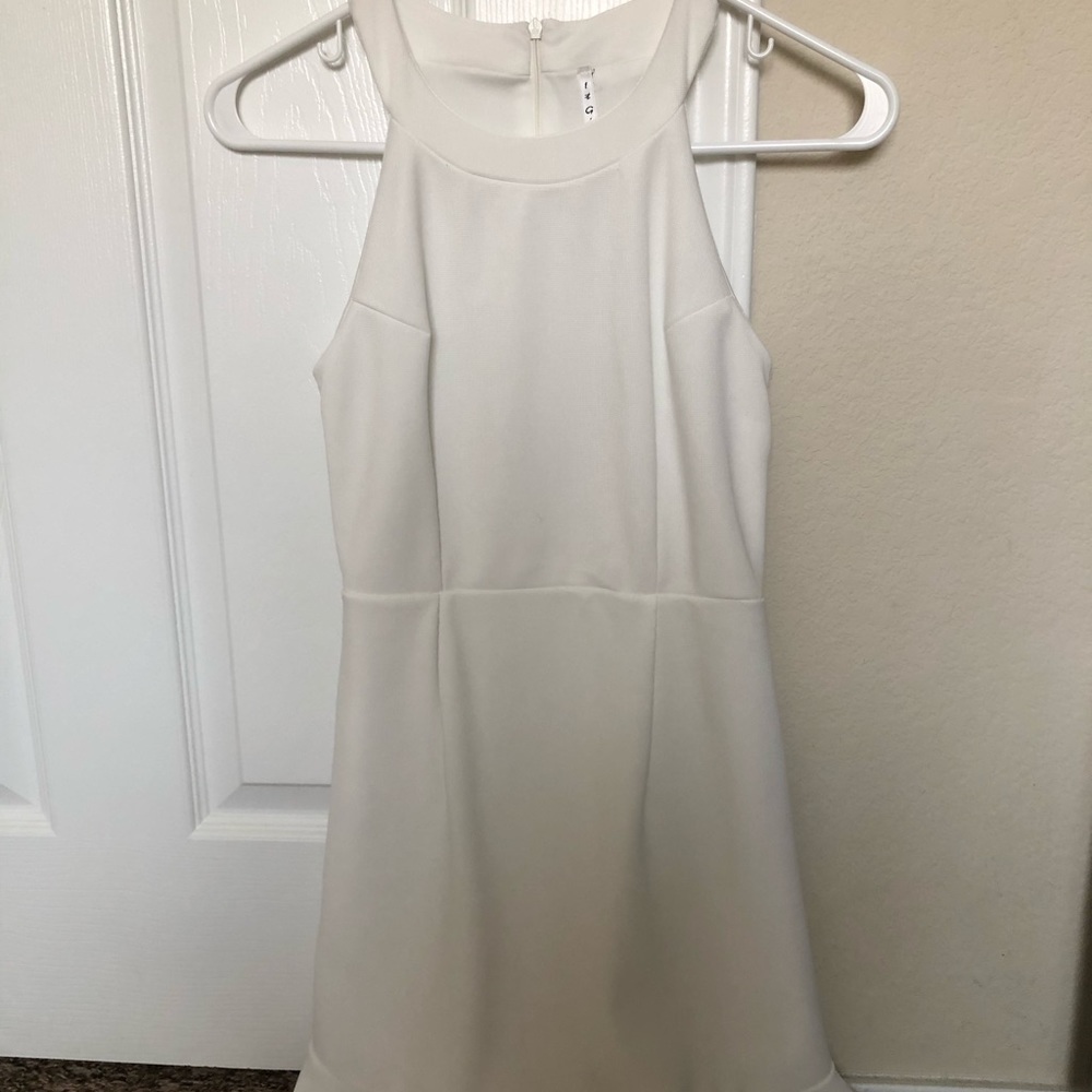 White formal dress
